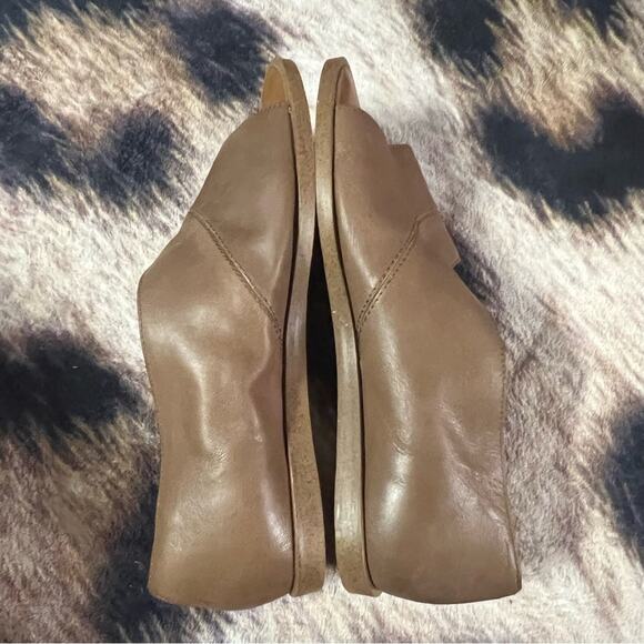 Cynthia Rowley Leather Open Toe Cutout Slip On Sandals Size 6.5 - Picture 5 of 9